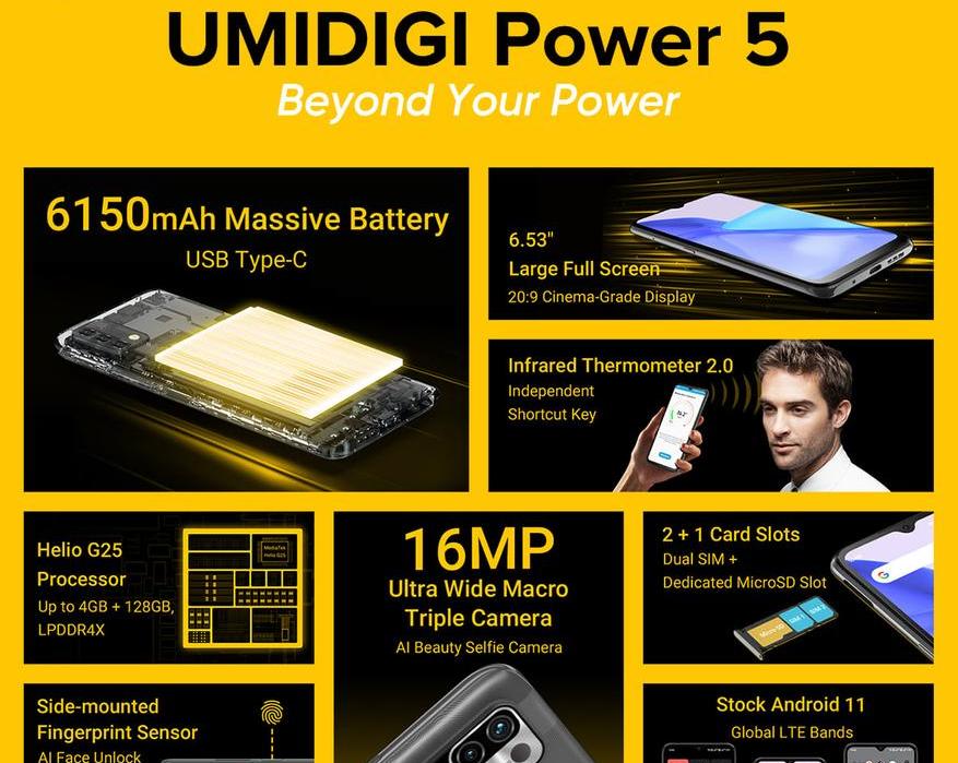 Китайский бренд UMIDIGI объявляет о начале продаж своей новинки POWER 5. Старт уже завтра