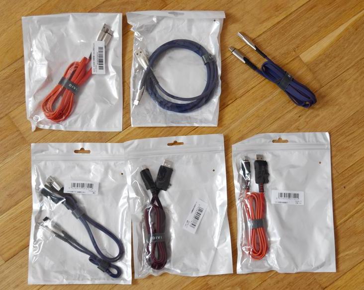 Кабели Divi по 3 А, для зарядки мобильных устройств и не только