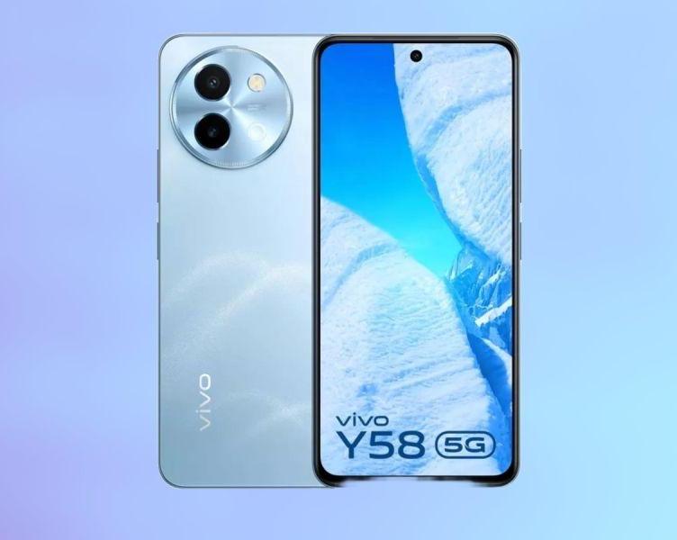 Компания Vivo представила смартфон Y58 5G с экраном 120 Гц и аккумулятором на 6000 мАч